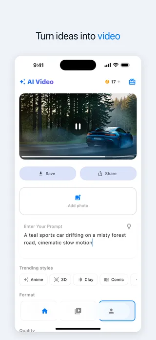 AI Video Generator: TeroxAI screenshot