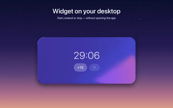 Sleep Timer: Menu Bar & Widget screenshot 2
